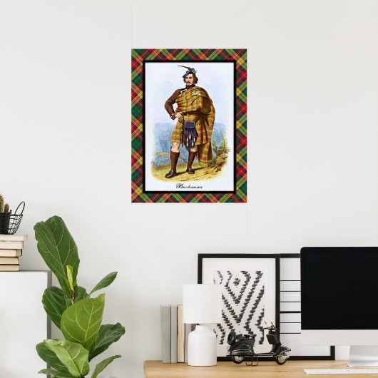 Clan Buchanan Scottish Dreams Poster (Thuiskantoor)