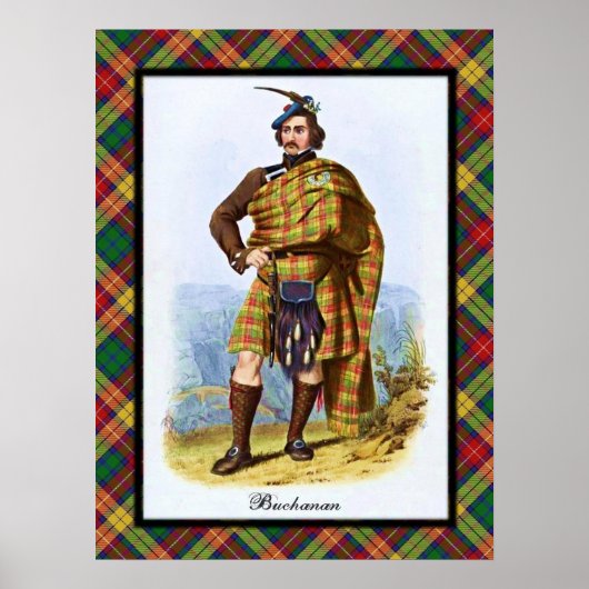 Clan Buchanan Scottish Dreams Poster (Voorkant)