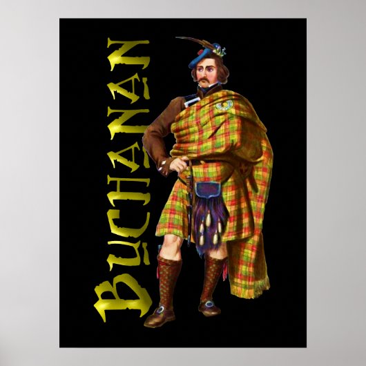 Clan Buchanan Scottish Highland Dream Poster (Voorkant)