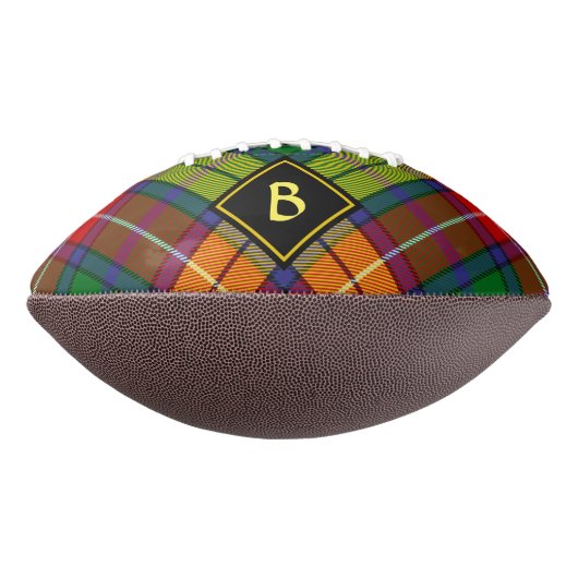 Clan Buchanan Tartan American Football (Gedraaid 90)