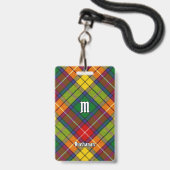Clan Buchanan Tartan Badge (Front with Lanyard)
