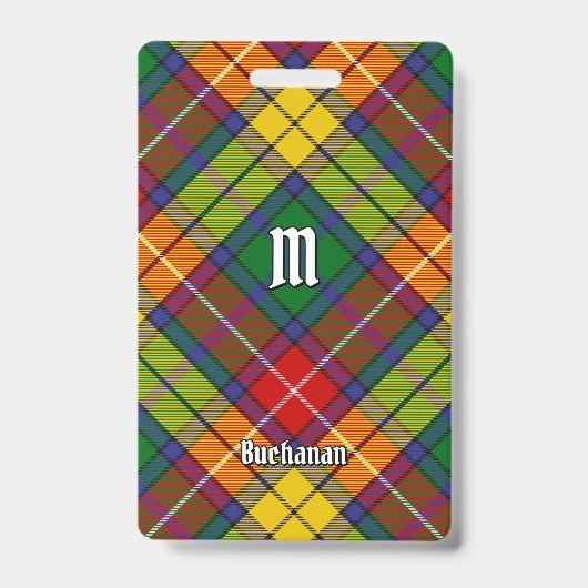 Clan Buchanan Tartan Badge (Front)