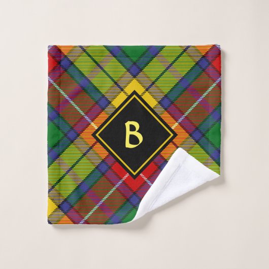 Clan Buchanan Tartan badhanddoek set Bad Handdoek (Wasdoekje)