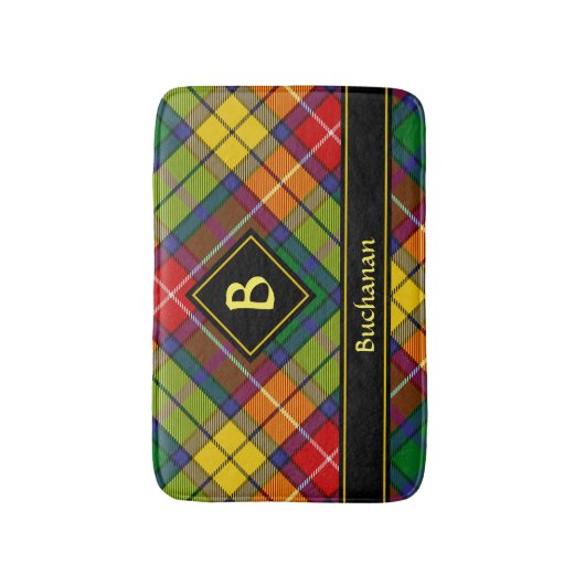Clan Buchanan Tartan Badmat (Voorkant Verticaal)