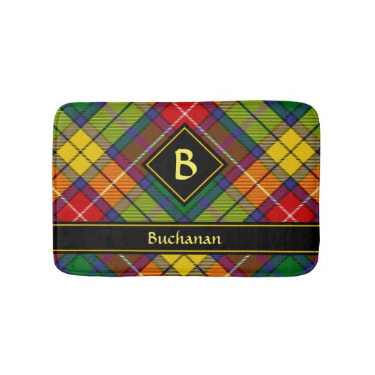 Clan Buchanan Tartan Badmat (Voorkant)
