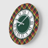 Clan Buchanan Tartan Border Grote Klok (Hoek)
