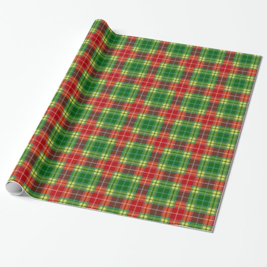 Clan Buchanan Tartan Cadeaupapier (Uitgerold)