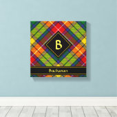 Clan Buchanan Tartan Canvas Afdruk (Insitu (Houten vloer))