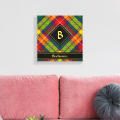 Clan Buchanan Tartan Canvas Afdruk (Insitu (Woonkamer))