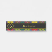 Clan Buchanan Tartan Deurbordje (Voorkant)