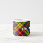Clan Buchanan Tartan Espresso Kop (Voorkant)