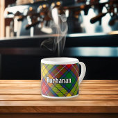 Clan Buchanan Tartan Espresso Kop