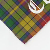 Clan Buchanan Tartan Fleece Blanket (Hoek)