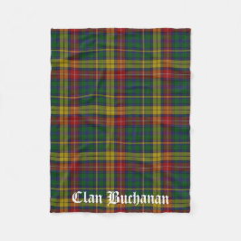 Clan Buchanan Tartan Fleece Blanket Deken