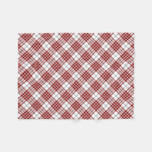 Clan Buchanan Tartan Fleece Deken (Voorkant (Horizontaal))