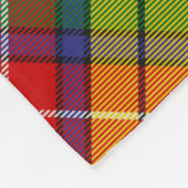 Clan Buchanan Tartan Fleece Deken (Hoek)