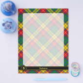Clan Buchanan Tartan Flyer (Enkel)