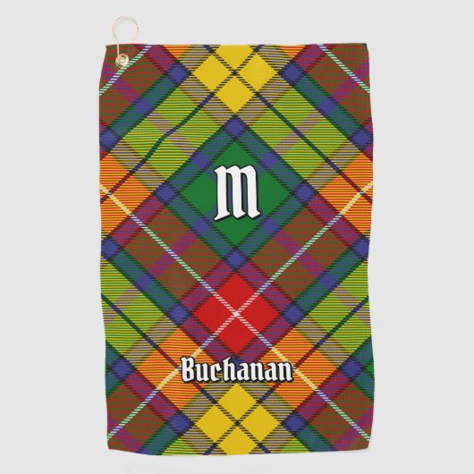 Clan Buchanan Tartan Golfhanddoek (Voorkant)