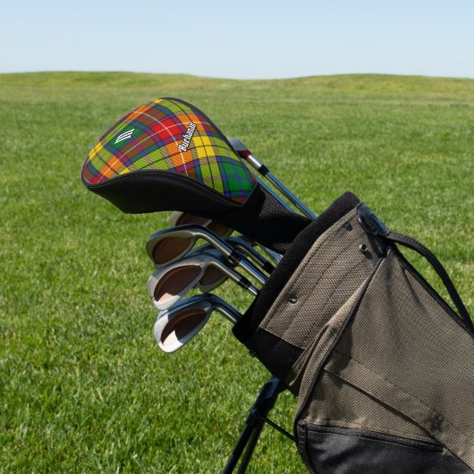 Clan Buchanan Tartan Golfheadcover (Insitu)