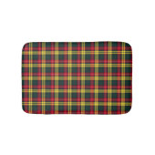 Clan Buchanan Tartan Groen en Geel Plaid Badmat (Voorkant)