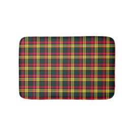 Clan Buchanan Tartan Groen en Geel Plaid Badmat