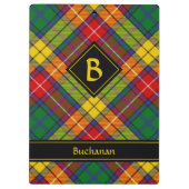 Clan Buchanan Tartan Klembord (Achterkant)