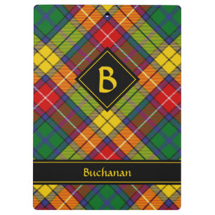 Clan Buchanan Tartan Klembord