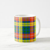 Clan Buchanan Tartan Koffiemok (Voorkant rechts)