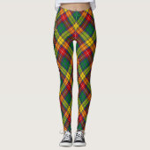 Clan Buchanan Tartan Leggings (Voorkant)