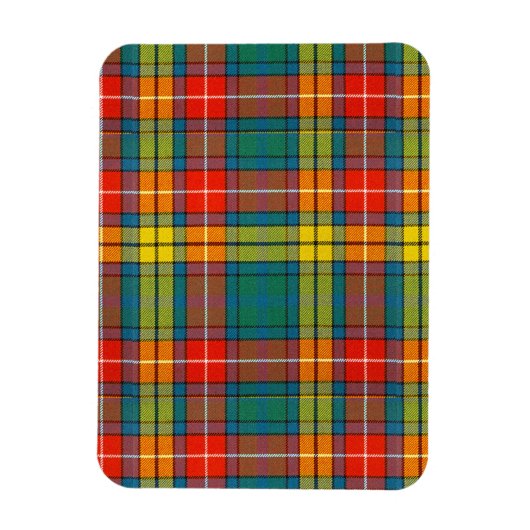 Clan Buchanan Tartan Magneet (Verticaal)