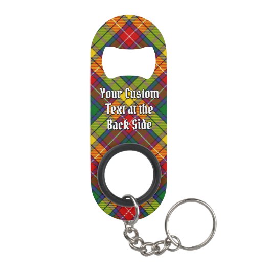 Clan Buchanan Tartan Mini Flessenopener (Achterkant)