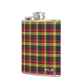 Clan Buchanan Tartan Monogram Heupfles (Links)