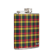 Clan Buchanan Tartan Monogram Heupfles (Rechts)