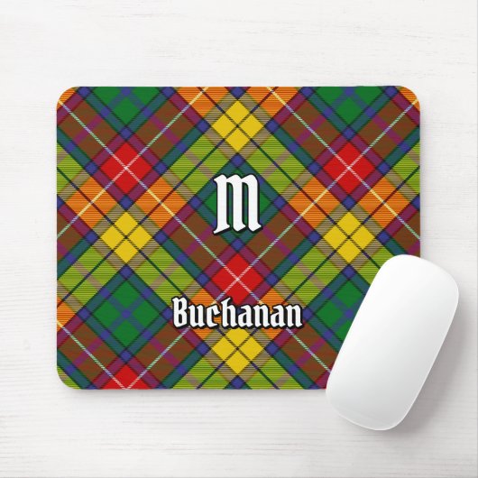 Clan Buchanan Tartan Muismat (Met muis)