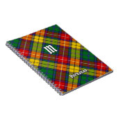 Clan Buchanan Tartan Notitieboek (Rechterzijde)