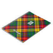 Clan Buchanan Tartan Notitieboek (Linkerzijde)