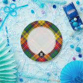Clan Buchanan Tartan Papieren Bordje (Feest)