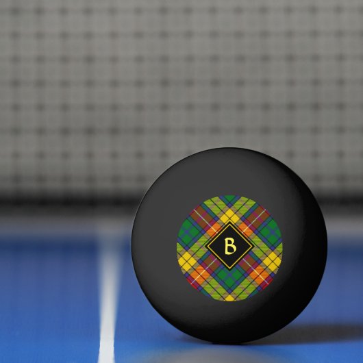 Clan Buchanan Tartan Pingpongbal (Net)