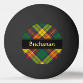 Clan Buchanan Tartan Pingpongbal (Achterkant)
