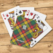 Clan Buchanan Tartan Pokerkaarten