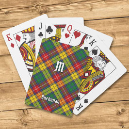 Clan Buchanan Tartan Pokerkaarten