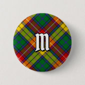 Clan Buchanan Tartan Ronde Button 5,7 Cm (Voorkant)