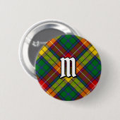 Clan Buchanan Tartan Ronde Button 5,7 Cm (Voorkant /achterkant)