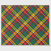 Clan Buchanan Tartan Rotated Wrapping Paper Cadeaupapier (Vlak)