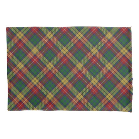Clan Buchanan Tartan Scottish Celebration Kussensloop (Voorkant)