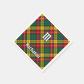 Clan Buchanan Tartan Servet (Hoek)