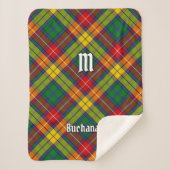 Clan Buchanan Tartan Sherpa Deken (Voorkant)