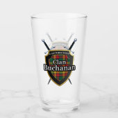 Clan Buchanan Tartan Shield Glas (Voorkant)