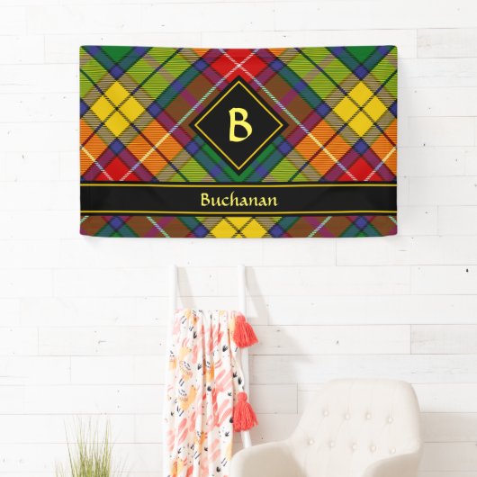 Clan Buchanan Tartan Spandoek (Insitu)