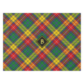 Clan Buchanan Tartan Tafelkleed (Voorkant (Horizontaal))